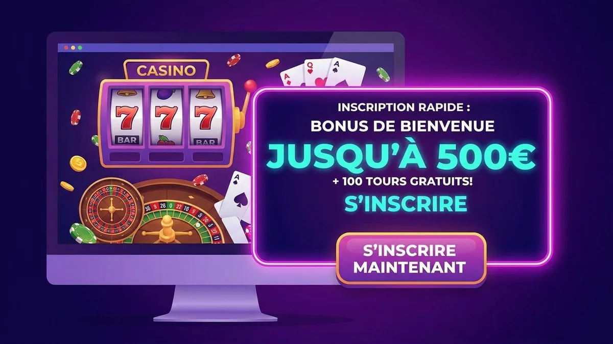 Inscription avec bonus